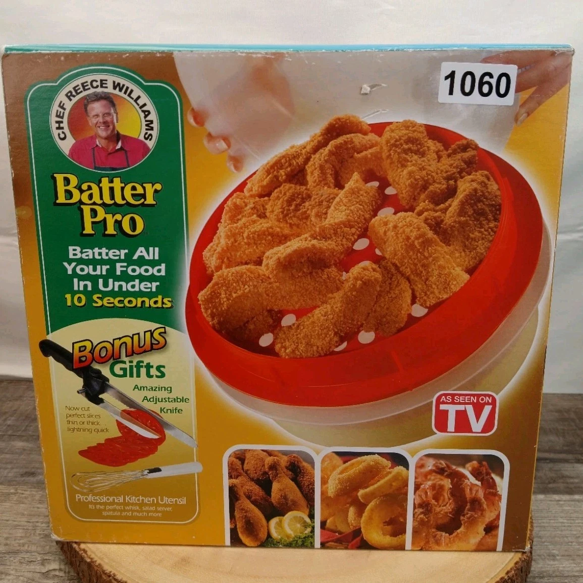 Batter Pro System Chef Reece Williams w/BONUS Adjustable Knife & Whisk NIB
