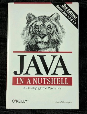 Java in a Nutshell: A Desktop Quick Reference Paperback Book Textbook Reading 
