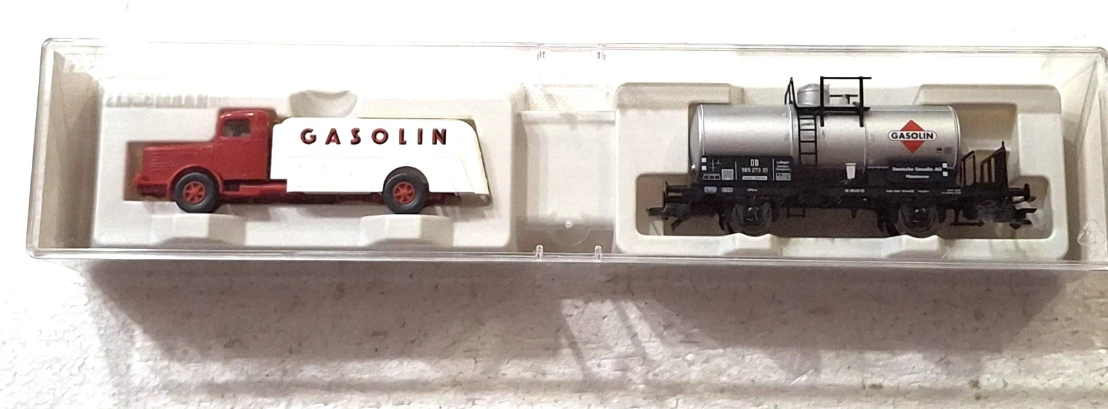 FLEISCHMANN 815425 DB CISTERNA GASOLIN CON CAMION SCALA H0 1/87