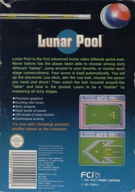 Nintendo NES - Lunar Pool US Modul sehr guter Zustand