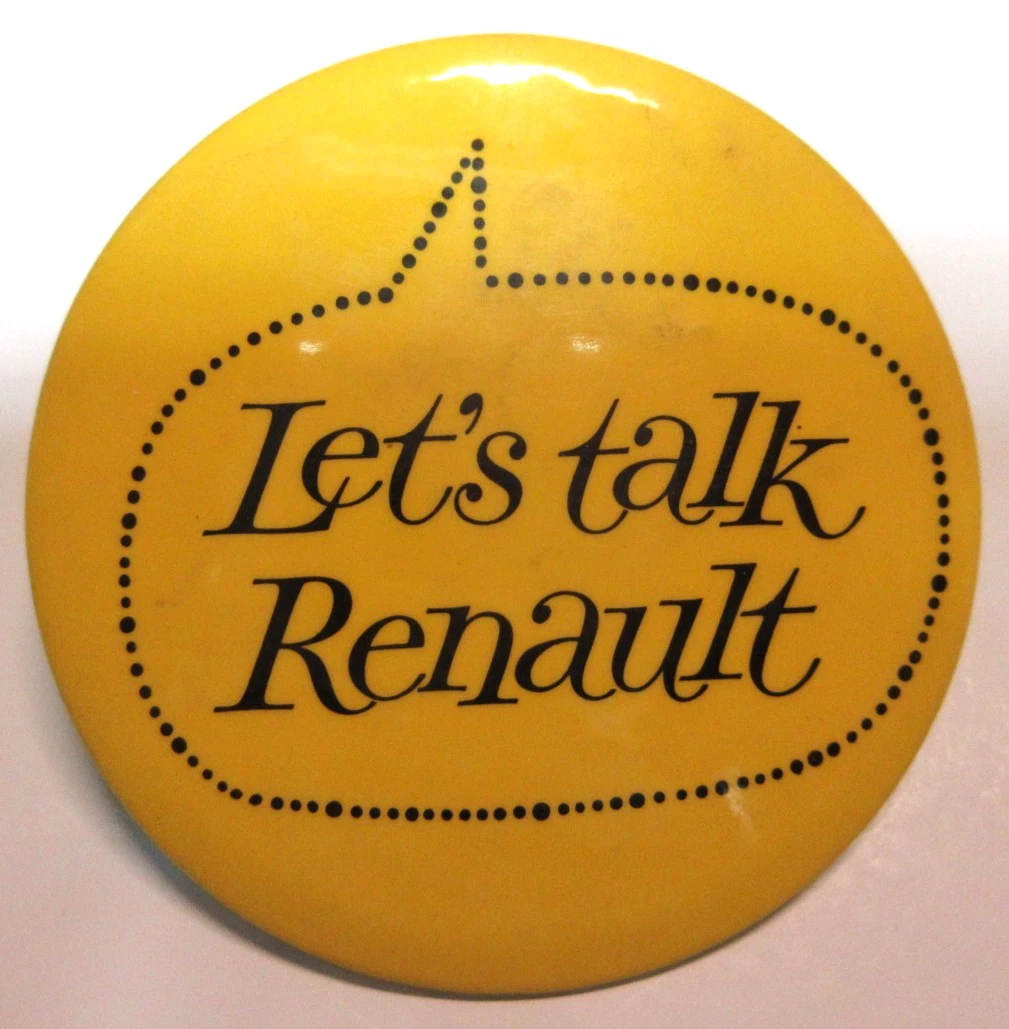 Pin's LOGO RENAULT AUTOMOBILES - Métal, Vintage, Collection Voiture