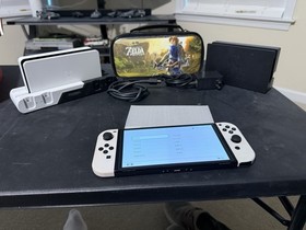 Nintendo Switch OLED Model HEG-001 Handheld Console - 64GB - White