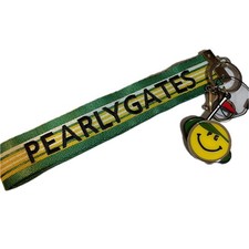 Pearly Gates Key Holder Strap Green Smile