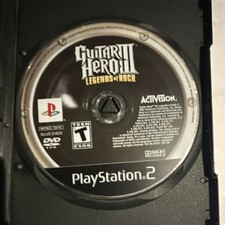 activision guitar hero iii legends of rock ps2 game disc only ntsc-u/c t