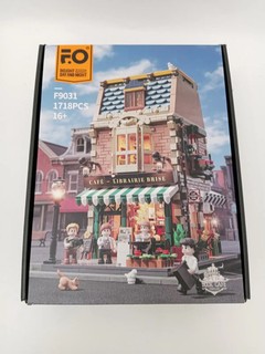 FO FUNWHOLE F9031 Book Cafe Building Block Set 1718 Pieces 16 Plus Boxed