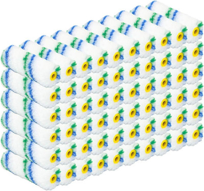 60 Piece Mini Rollers Covers Paint Tools 4 Inch 1/2'' Nap 4'' Roller