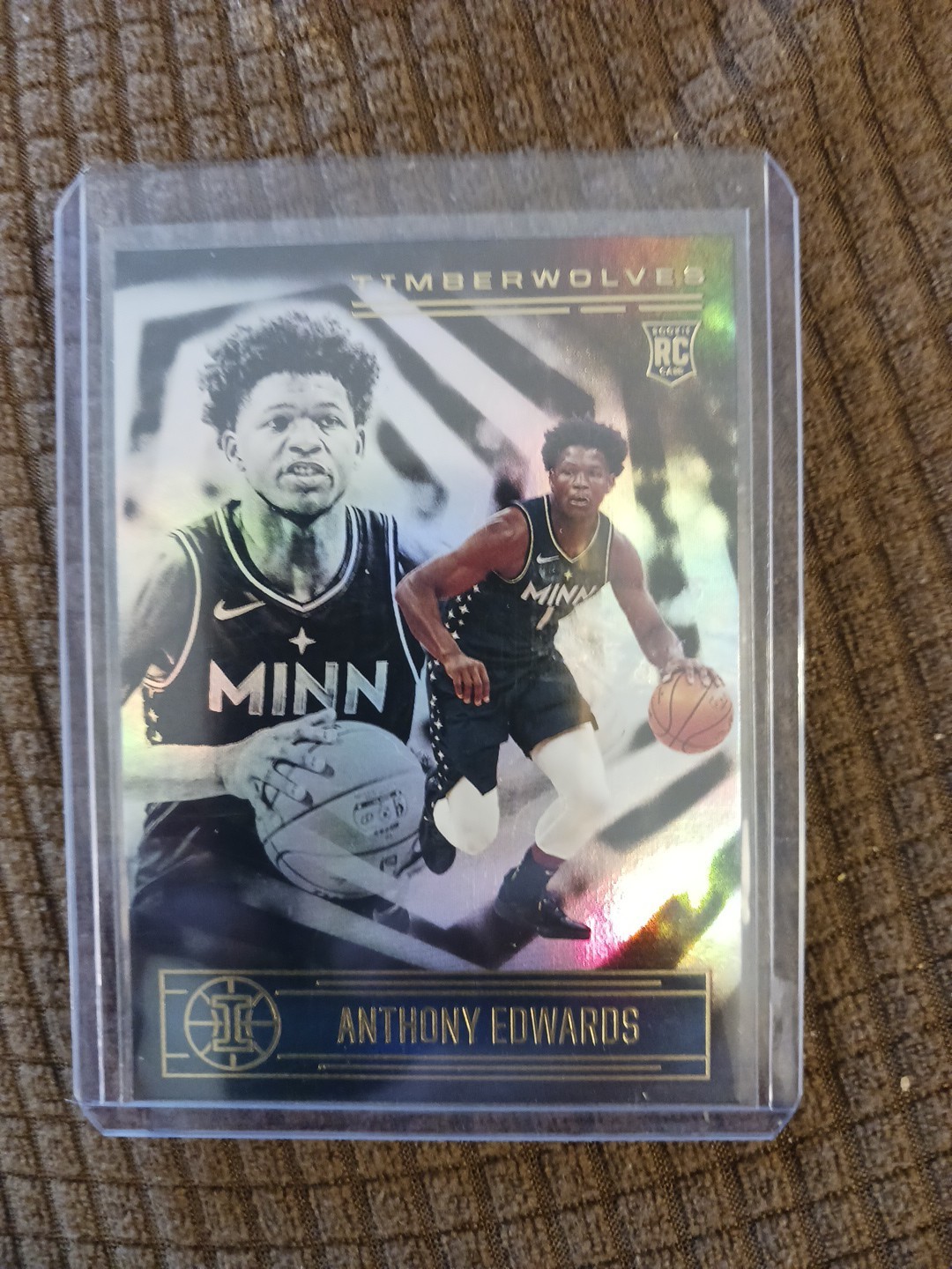 2020-2021 Panini Illusions Anthony Edwards RC #152 Timberwolves