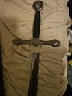 Decorative Straight Sword With Sheath Stainless Steel Prop Sword Used — photo 5