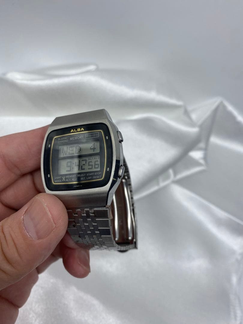 ALBA Alarm Chrono Memory Y771-5010 Rare image 4