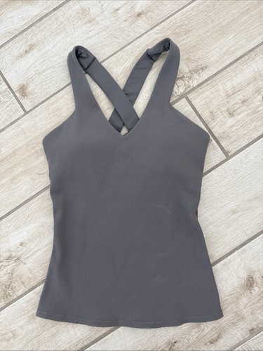 Alo Yoga Gray Charcoal Tank Small