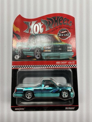 Hot Wheels Redline Club RLC 1990 Chevy 454 SS Teal / Aqua Spectraflame