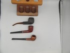 Dunhill Pipe Rest – Holds 3 Pipes with pipes — photo 6