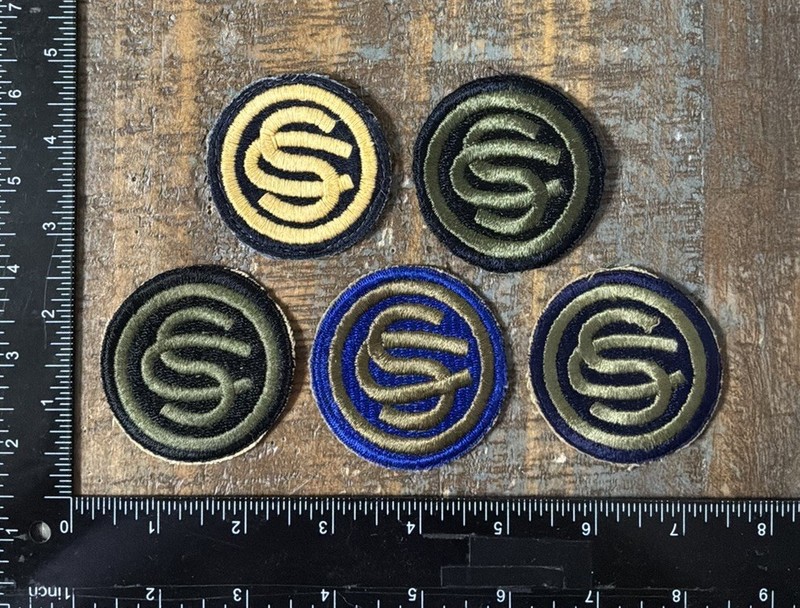 WW2 Lot US Army OCS Officer Candidate School Patches All Different No Glow