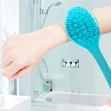 Long Handle Bath Body Brush Soft Back Shower Exfoliating Skin Scrubber Massager