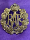 Genuine WW2 RAF The Royal Air Force GM Cap Badge w/lugs