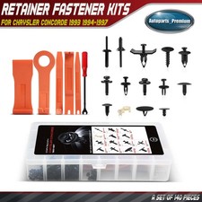 140x Fender Bumper Retainer Fastener Clips Kit For Chrysler Concorde 1993-1997