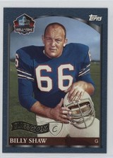 1999 Topps Hall of Fame Billy Shaw #HOF2 HOF 7v7