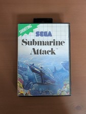 Sega Master System Submarine Attack PAL Game Complete Set