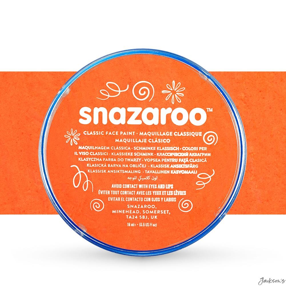 Snazaroo Classic Face Paint Orange 18ml For Fancy Dress Makeup