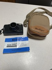 Chinon Auto Focus 386Z 35mm 38-60 mm Zoom Lens Flash With Case Manual