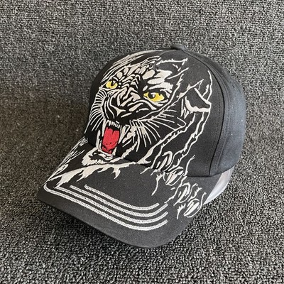 Sample Tiger Panther Baseball Cap Strapback Black One Size Brand New Unique