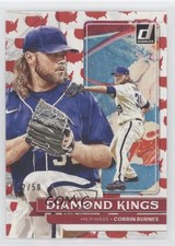 2022 Panini Donruss Diamond Kings America 22/50 Corbin Burnes #21 0s1o