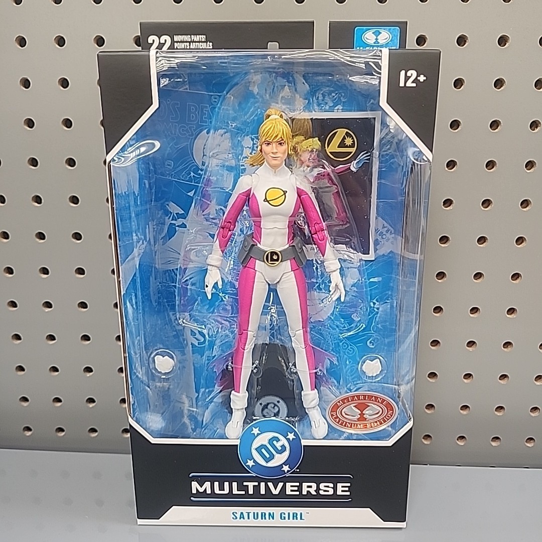 McFarlane Dc Multiverse Saturn Girl Red Platinum Chase Brand New