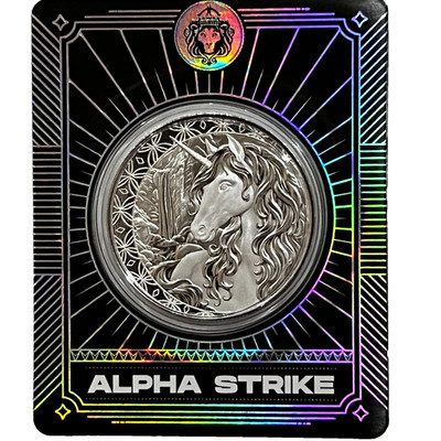 2025 ALPHA STRIKE Unicorn 1 oz 999 Fine Silver Scottsdale Mint