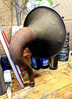 Horn for Speaker on Early Battery Radio or phonograph Circa 1920s