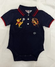 Vtg Disney Store Winnie The Pooh Tigger Soccer Bodysuit One Piece 12 Mos Y2K NWT