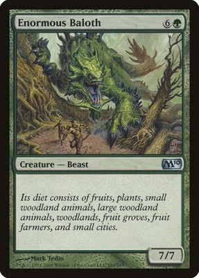 Enormous Baloth (Magic 2010 180) - Uncommon Magic: The Gathering Karte