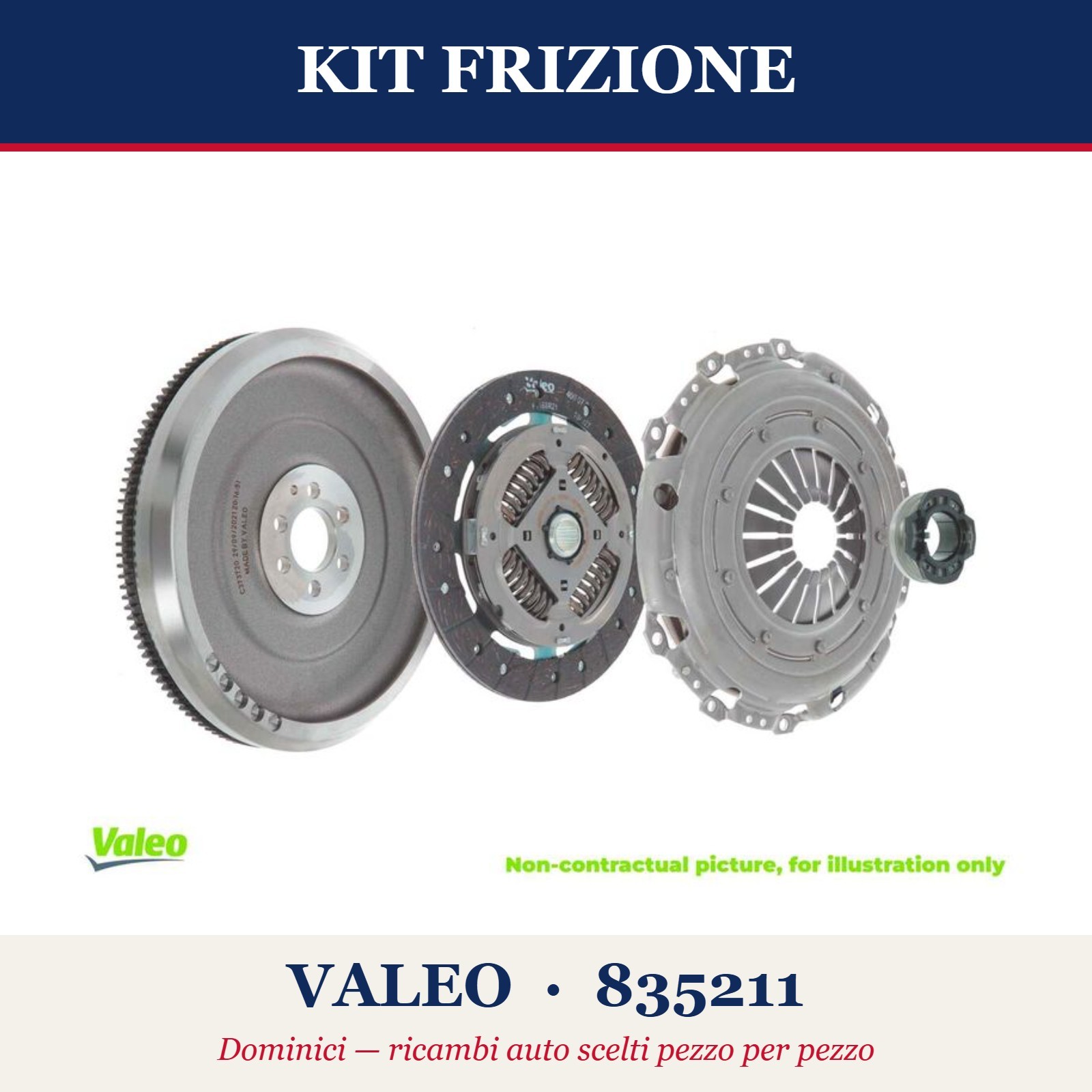 KIT FRIZIONE VALEO 835211 FIAT 500 C FIAT 500 LANCIA YPSILON ALFA ROMEO MITO