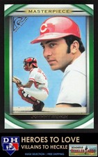 2019 Topps Gallery Masterpiece Green #/250 Johnny Bench #MP-8 Cincinnati Reds SN