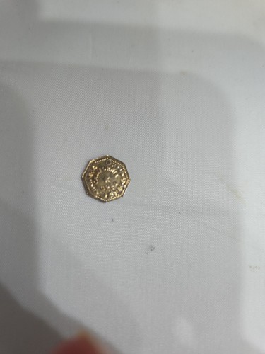 1852 California 1/2 Gold Token RARE OLD COIN MONEY Buffalo Circle Indian Head - Picture 4 of 4