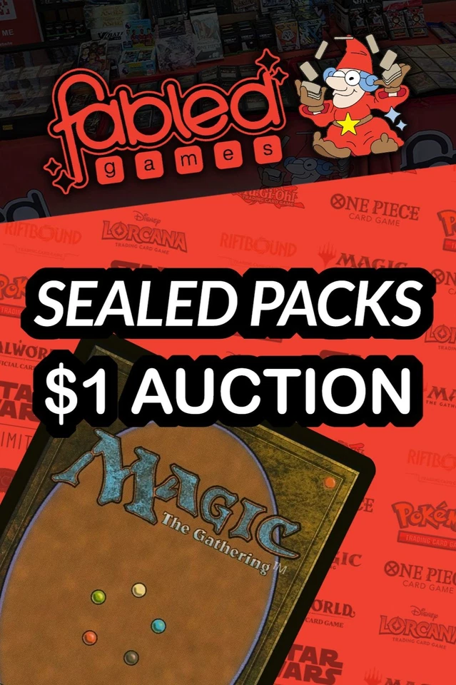 MTG Sealed Packs | $1 Auctions | Hobbit, Super Heroes & More!