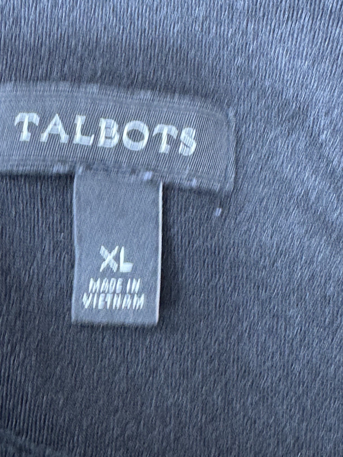 Talbots Black Basic Long Sleeve Blouse Women’s Si… - image 4