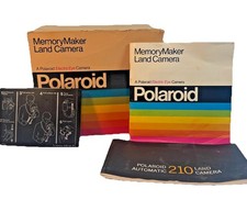 Polaroid 210 Land 268 Flash Automatic Camera With Original Box And Manuals
