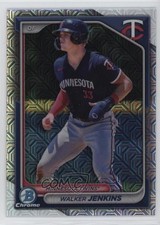 2024 Bowman Chrome Prospects Mega Box Mojo Refractor Walker Jenkins #BCP-204 0s2