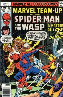 Marvel Team-Up (1972) #  60 UK Price (7.0-FVF) Wasp, Yellowjacket 1977