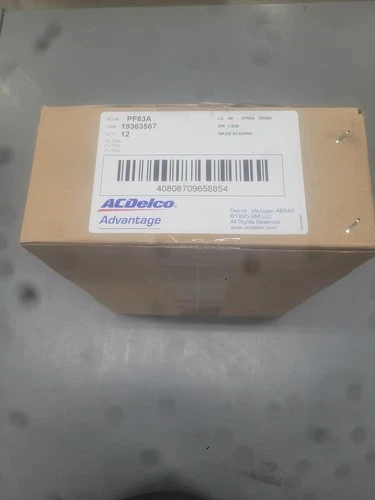 NEW VERSION Engine Oil Filter AC Delco PF63A PF26 PF63F BULK 12 PER CASE OEM