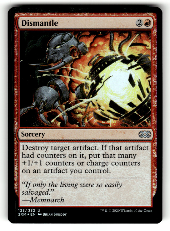 Dismantle 123 Foil U Double Masters
