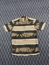 Vintage 50's Kamehameha Hawaiian Shirt ULTRA RARE King Kamehameha Golden Buttons