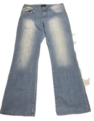 Lee One True Fit Jeans Womans 14M Medium Blue Lower Waist Bootcut Jeans