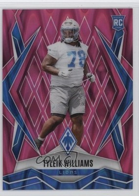 2025 Panini Phoenix Rookies Pink Seismic /75 Tyleik Williams #230 Rookie RC 6o3
