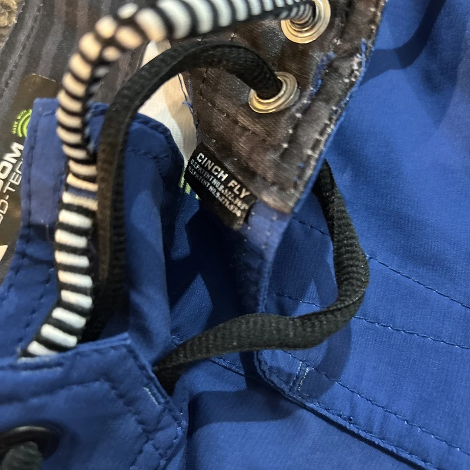 VOLCOM Mod-Tech Size Mens 32 Blue Board Shorts, Swim Shorts, Surfer Lime Green - Image 3 of 4