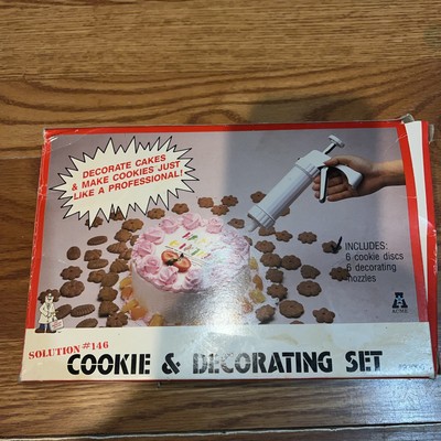 Acme International Cookie and Decorating Set, Cookie Press Gun