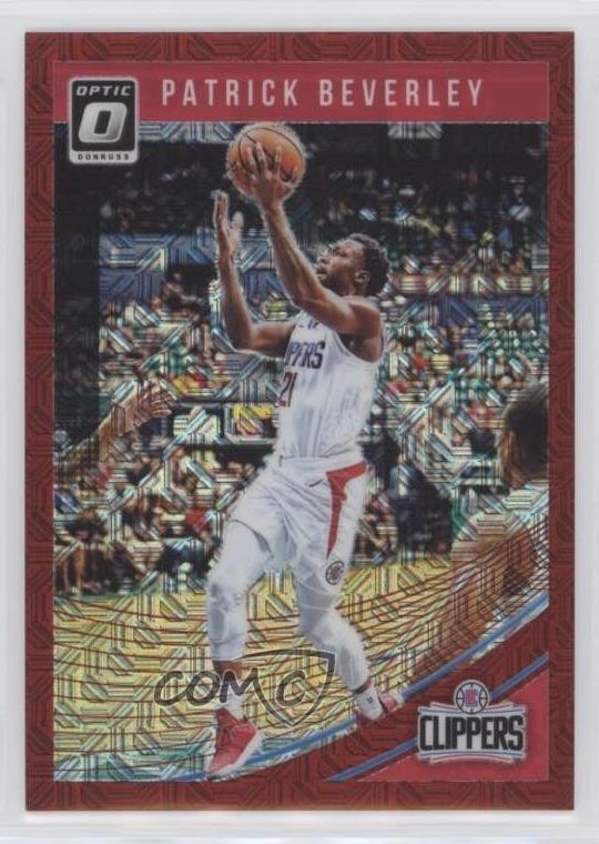 2018-19 Panini Donruss Optic Choice Red Prizm 57/88 Patrick Beverley #4 8tj