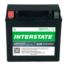 Interstate Batteries 12v 12ah Factory Activated Sla Agm Powersports Battery