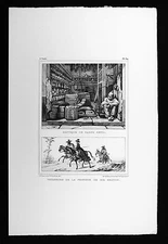 Debret Brazil Print - Carne Secca Store Dried Meat - Rio Grande do Sul Gauchos