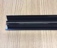 Black 10mm Trims For Shower Wall Panels PVC Wet Wall Bathroom Cladding 2.4m